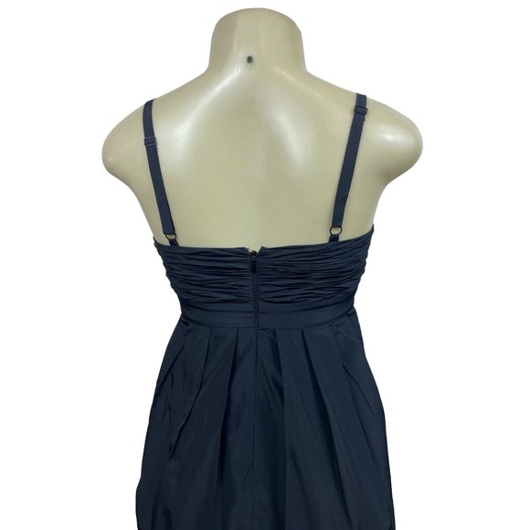 BCBG Max Azria Women’s Black Beaded Sequin Flower Cocktail Dress Sz O - Picture 11 of 14